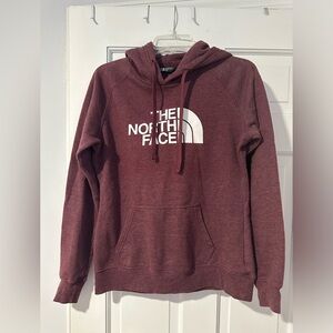 Women’s North Face Hoodie - Maroon - Small